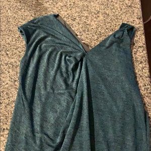 Rachel Roy teal asymmetrical dress